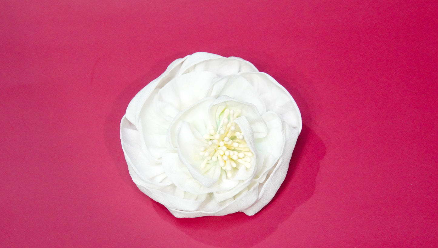 Zaiku HAKU (白) Single Hair Clip D6