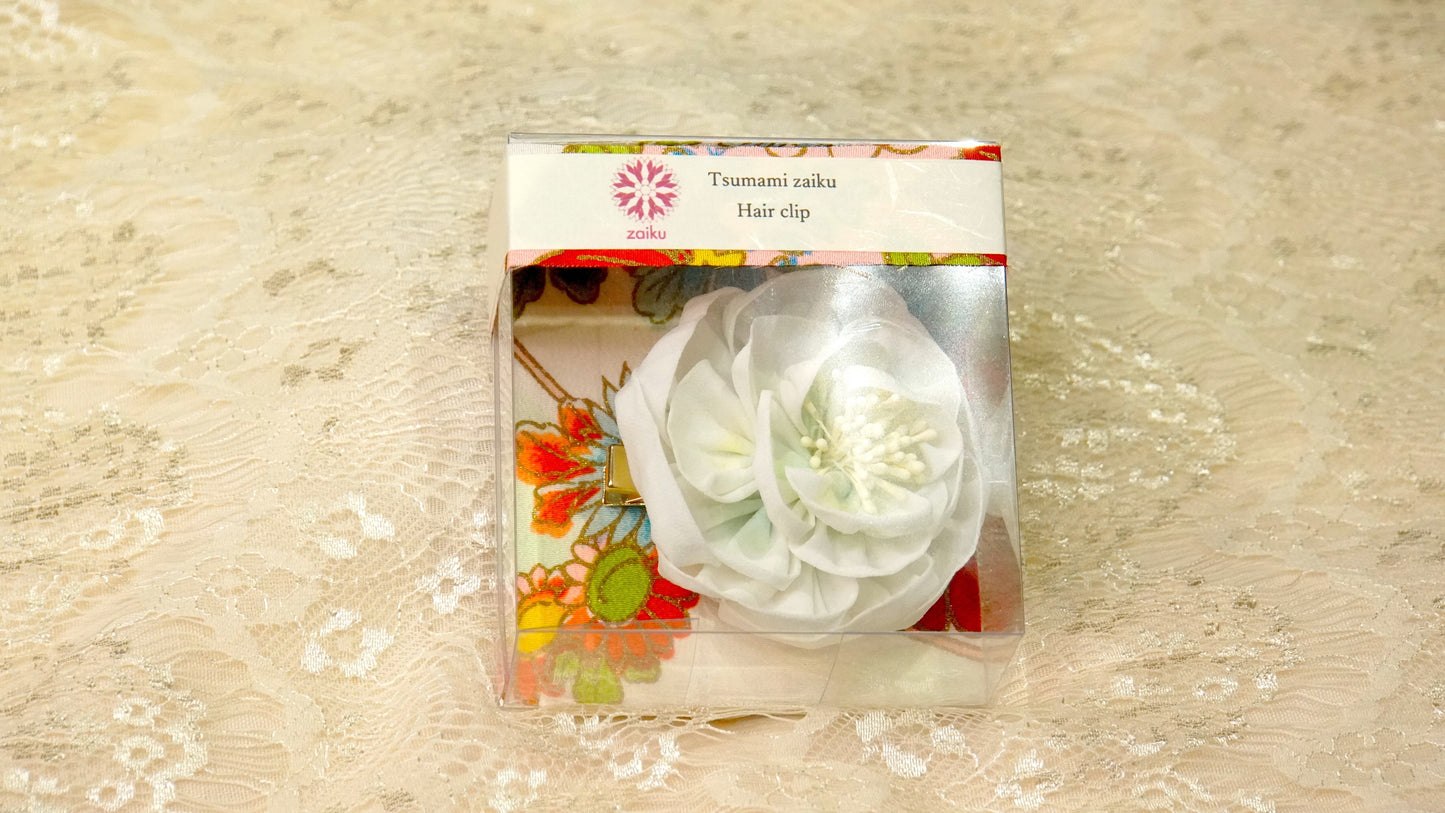Zaiku HAKU (白) Single Hair Clip D6