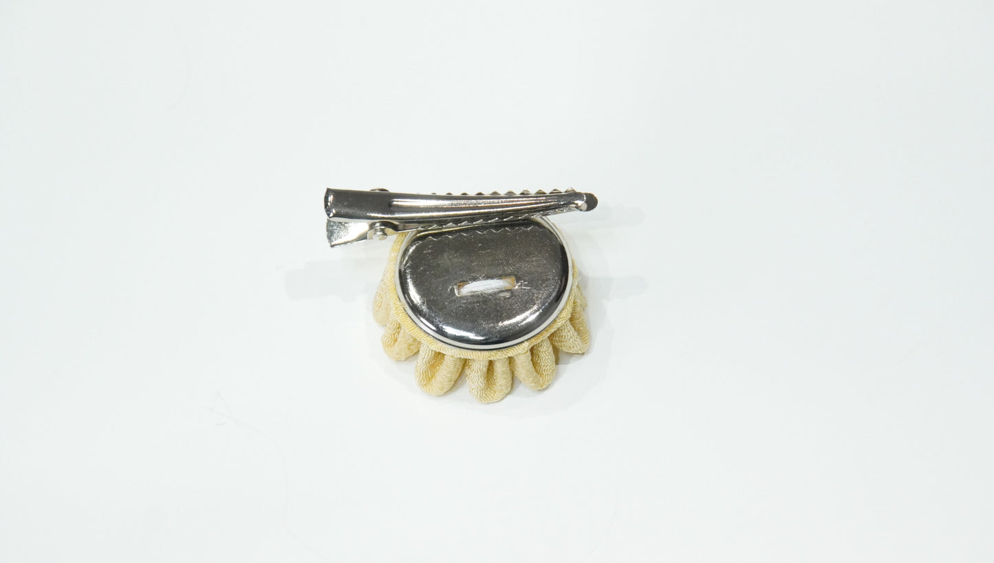Zaiku YAMABUKI (山吹) 小花柄 Single Hair clip70