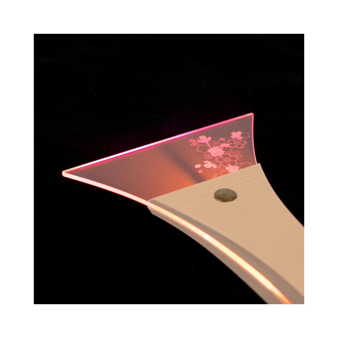 💡 Acrylic Bachi “Nami” with Adjustable Weight & Light Effect sakura 【SUMMER SALE☀️】